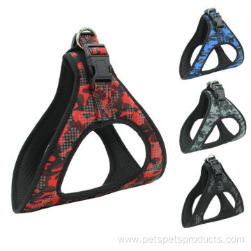 Eco-friendly colorful printing breathable dog harness